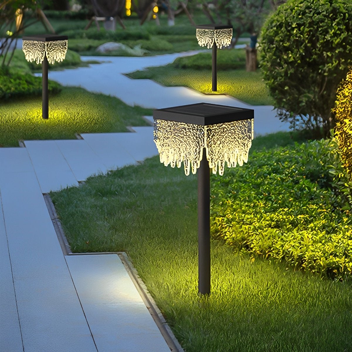 27.56'' Square Waterproof Outdoor Lawn Landscape Light