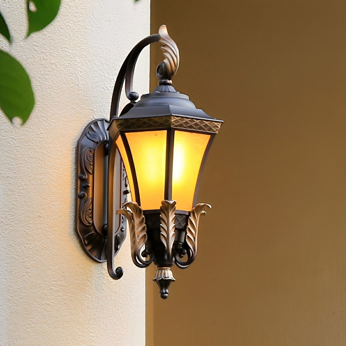 Vintage Hexagon Casa Marseille Waterproof Outdoor LED Porch Wall Lights